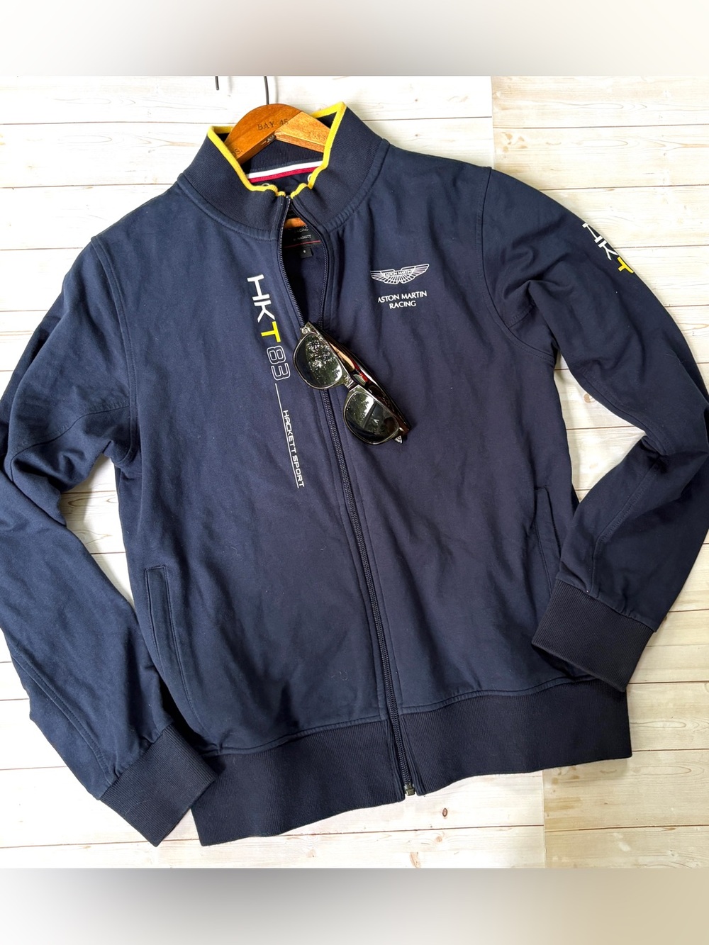 Hackett London x Aston Martin Racing full zip up